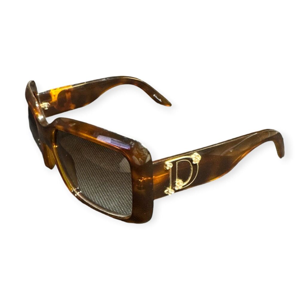 Christian Dior Couture 1 Sunglasses Tortoise Shell Frames Optyl Rare VTG
